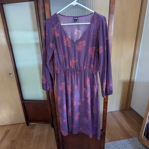 Patagonia Shallow Moon Tencel Dress, X small, Purple